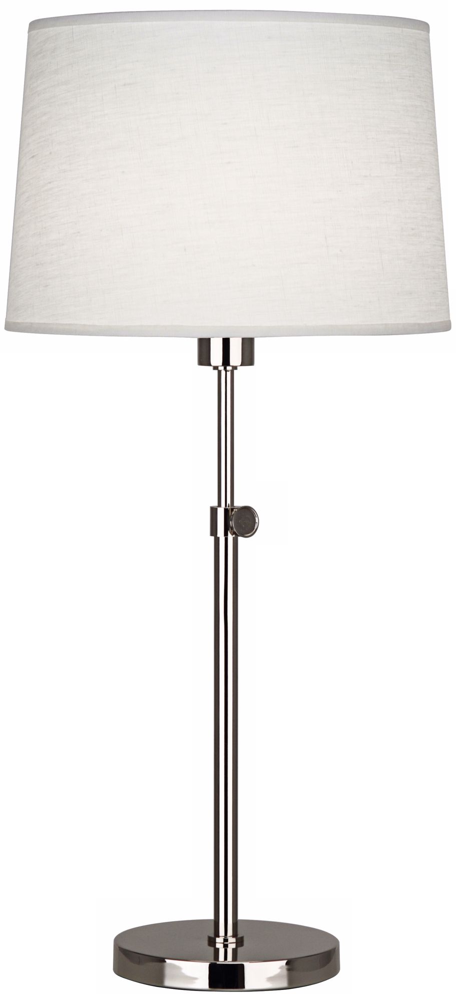 Robert Abbey Koleman Adjustable Nickel Club Table Lamp