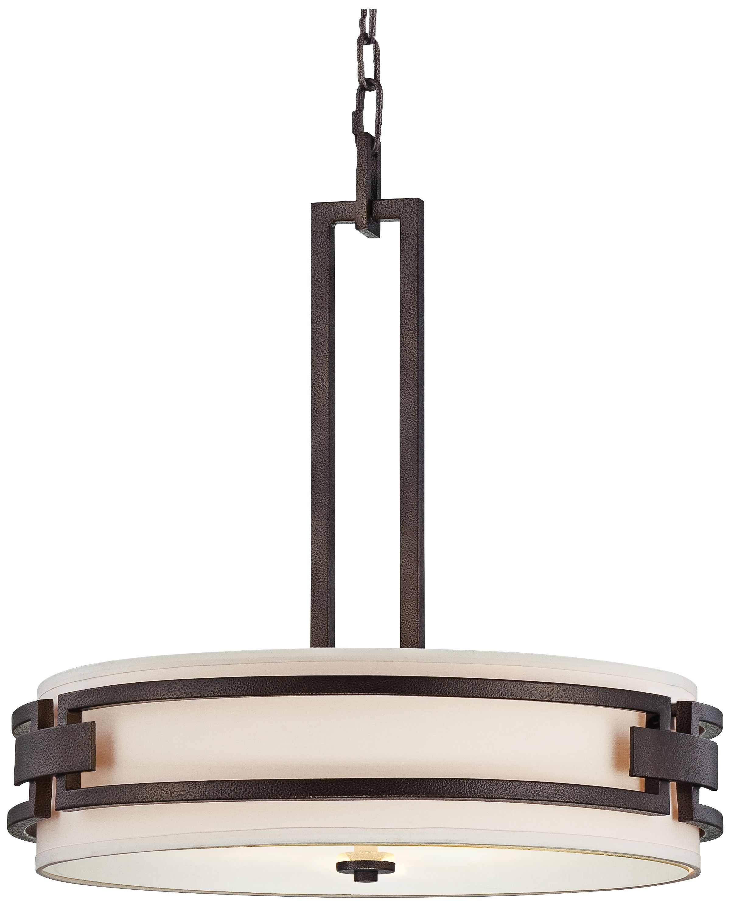 Del Ray Bronze Finish 21 3/4" Wide Pendant Light