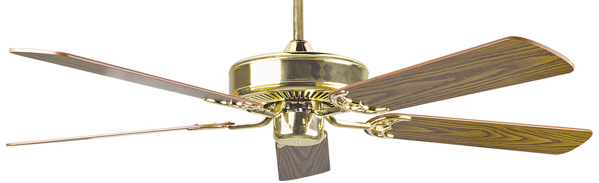 52" Concord California Home Polished Brass Ceiling Fan