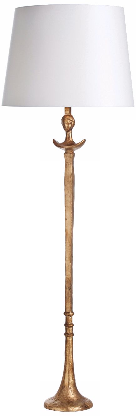 Arteriors Home Empress Gold Leaf Floor Lamp