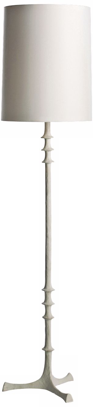 Arteriors Home Nathan Cream Gesso Floor Lamp
