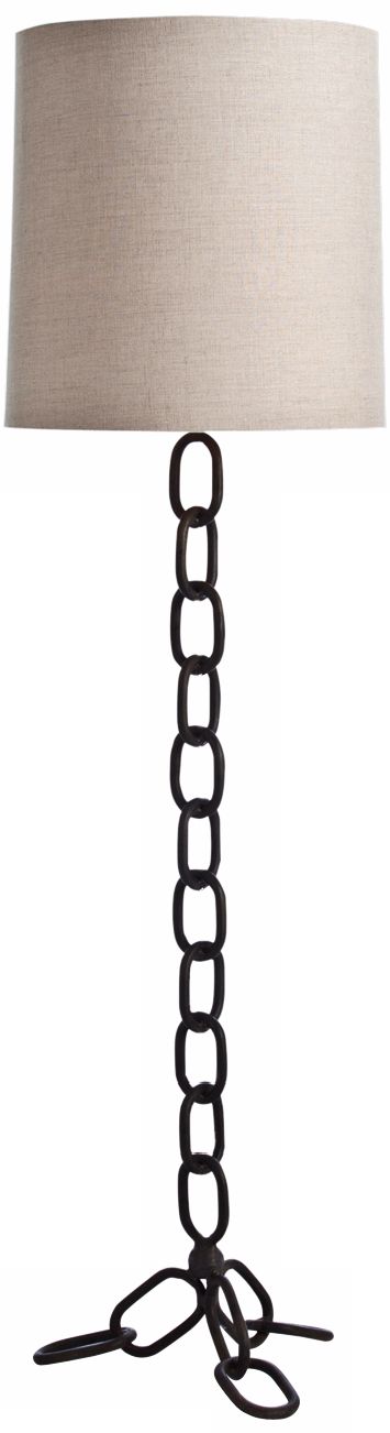 Arteriors Home Paxton Natural Iron Chain Floor Lamp