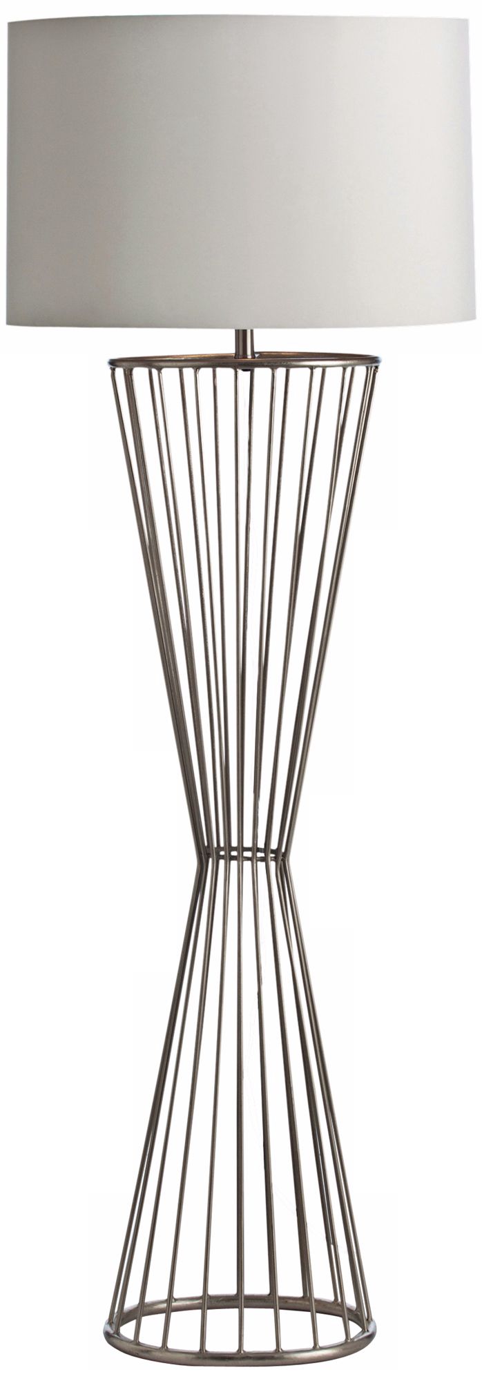 Arteriors Home Norah Brushed Nickel Floor Lamp