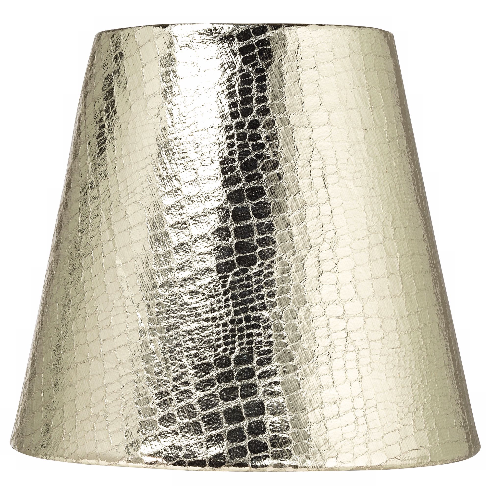 Gold Reptile Paper Lamp Shade 3.5x5.5x5 (Clip-On)