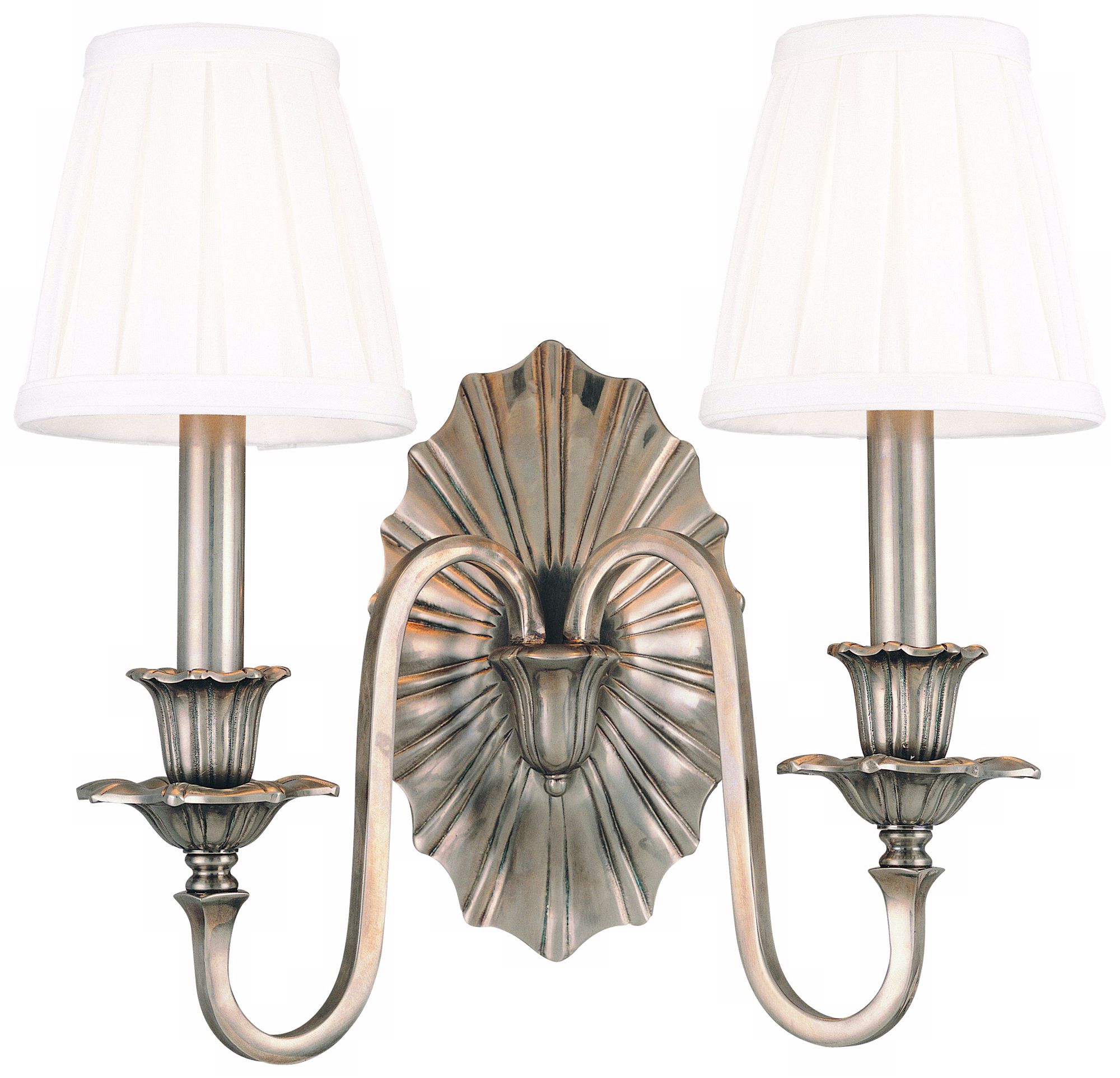 Hudson Valley Empire Old Nickel 14" High 2-Light Wall Sconce