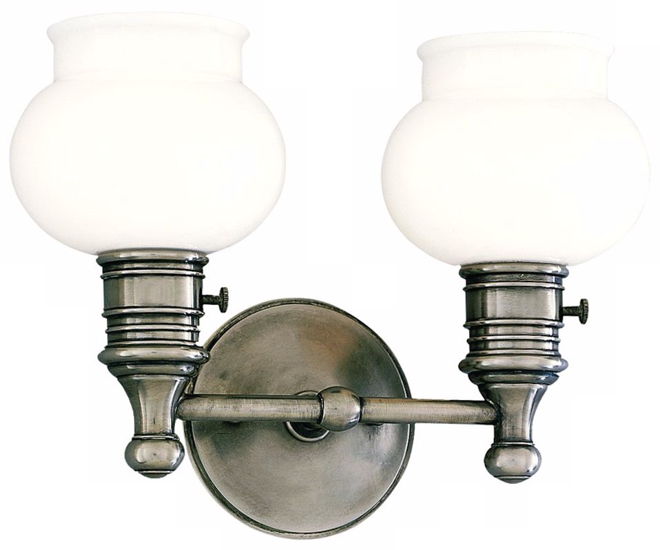 Hudson Valley Providence Nickel 11 3/4" Wide Wall Sconce