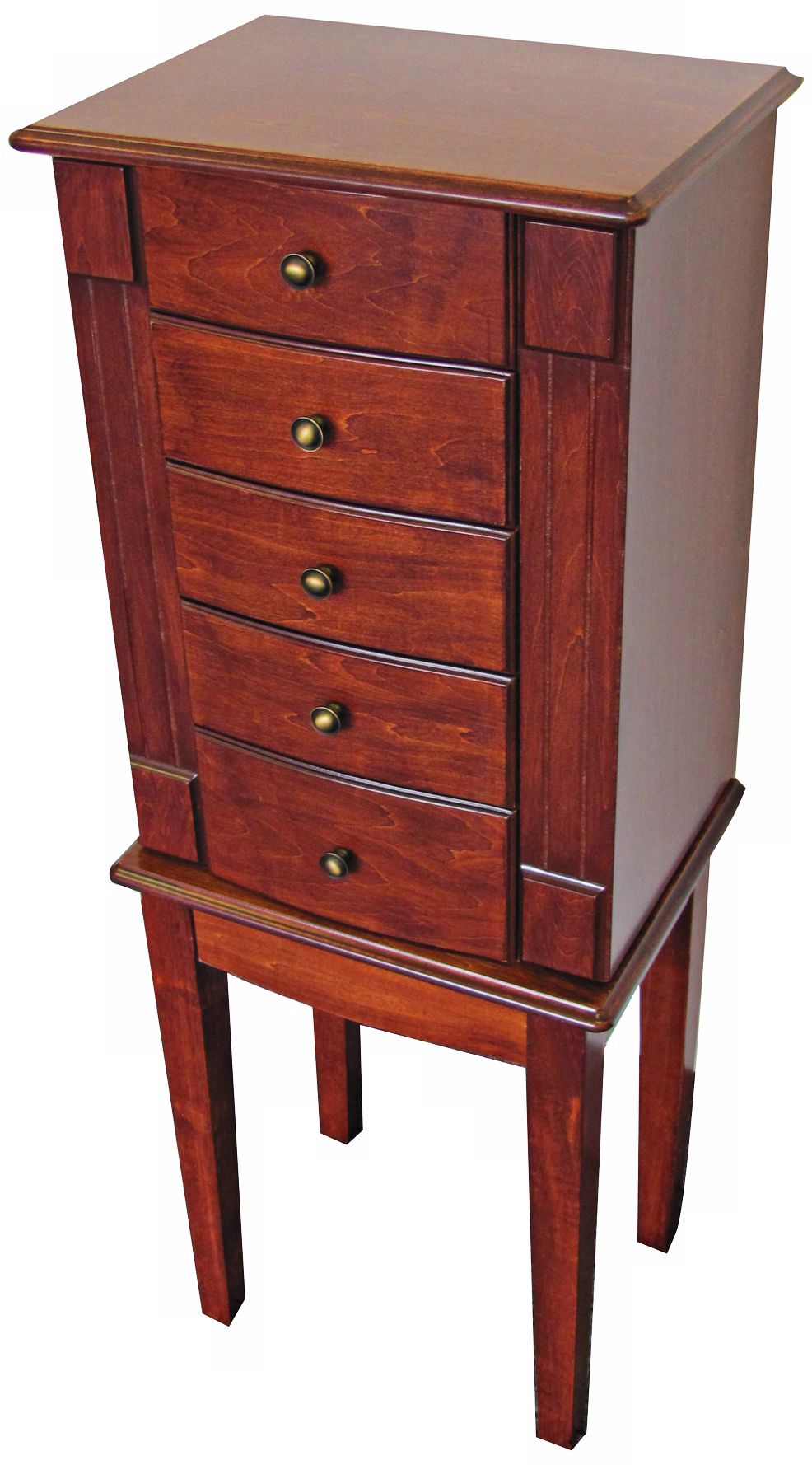 Mele & Co. Addison Walnut Armoire Jewelry Box
