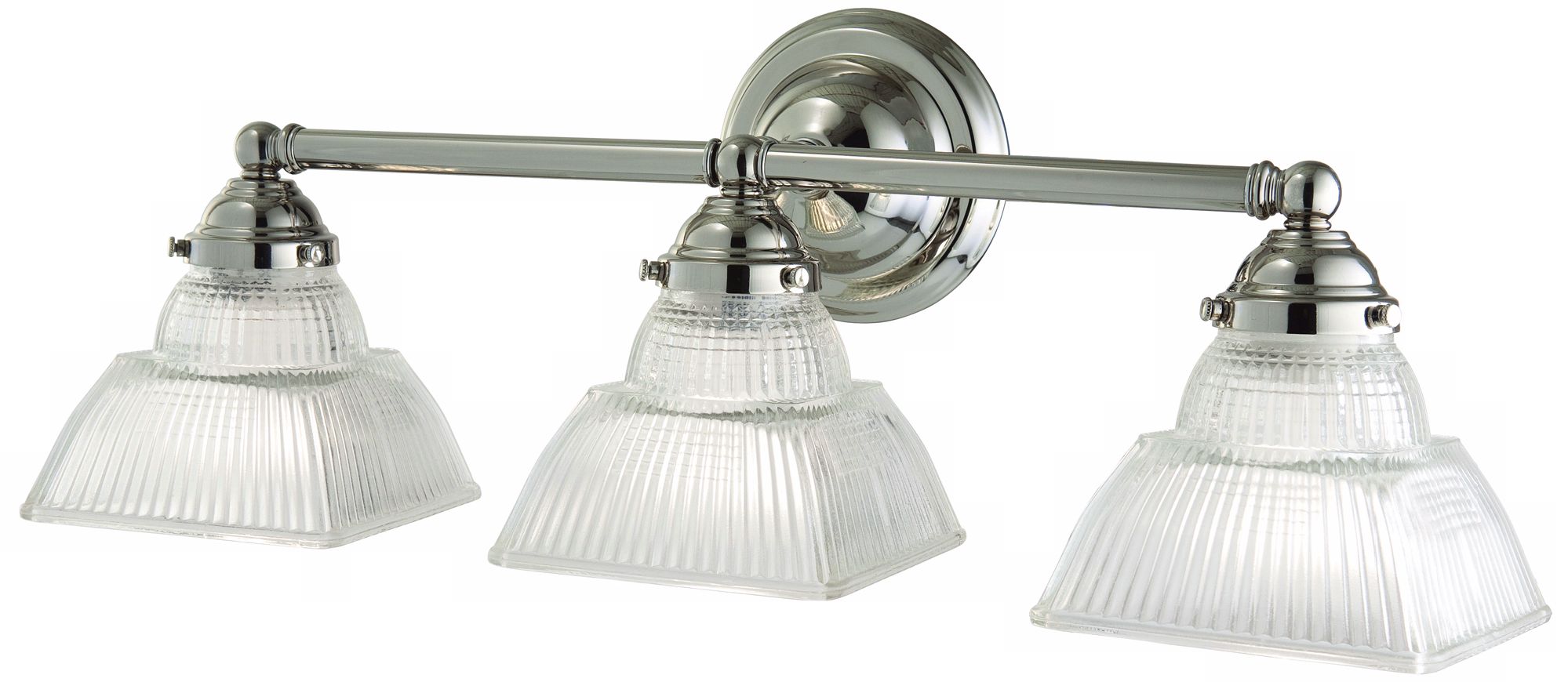 Hudson Valley Majestic Square 3-Light Nickel Bath Fixture