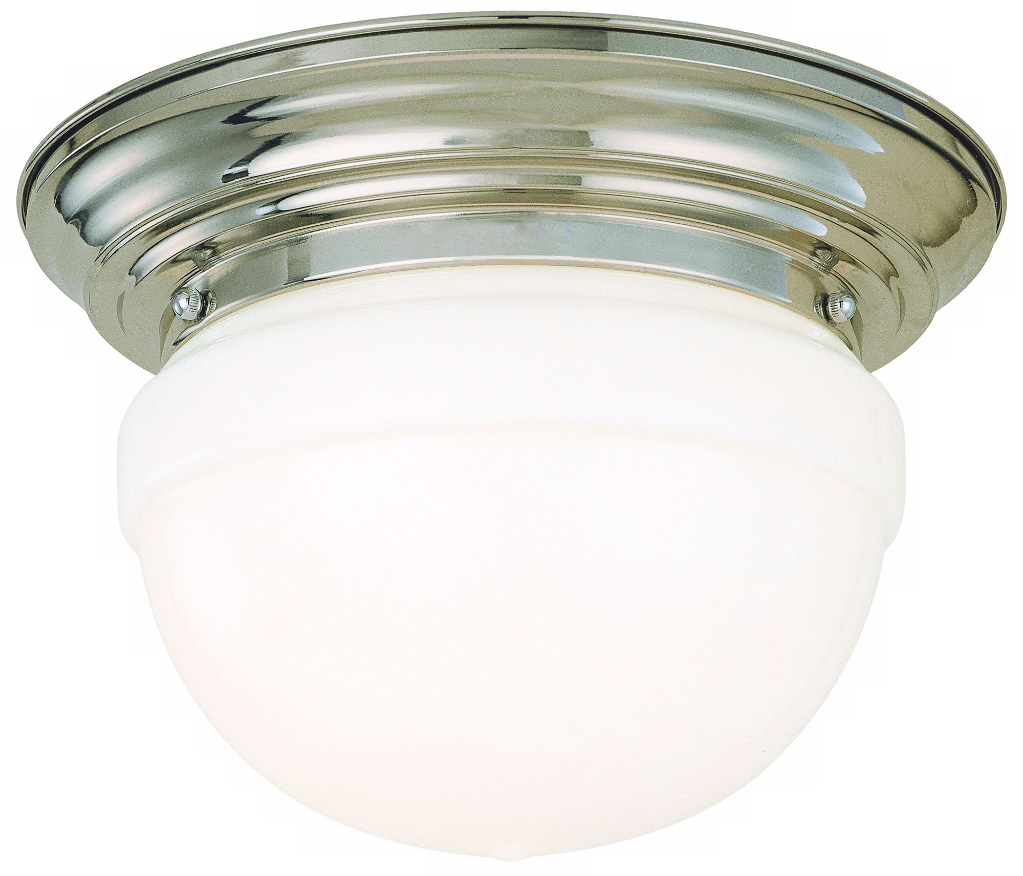 Hudson Valley Palisades Nickel Flushmount Ceiling Fixture