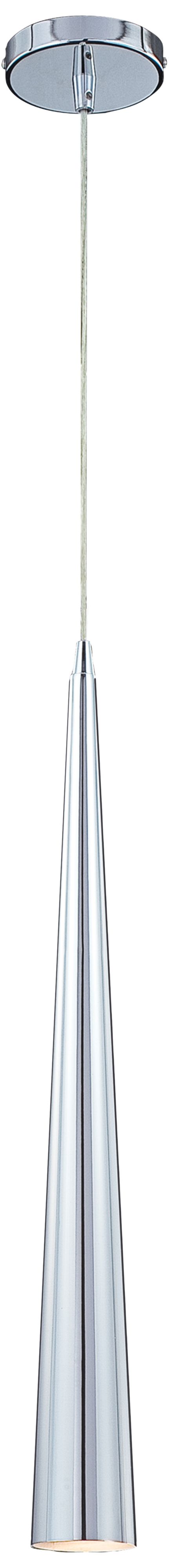 Sliver 24" High Chrome Mini Pendant Light