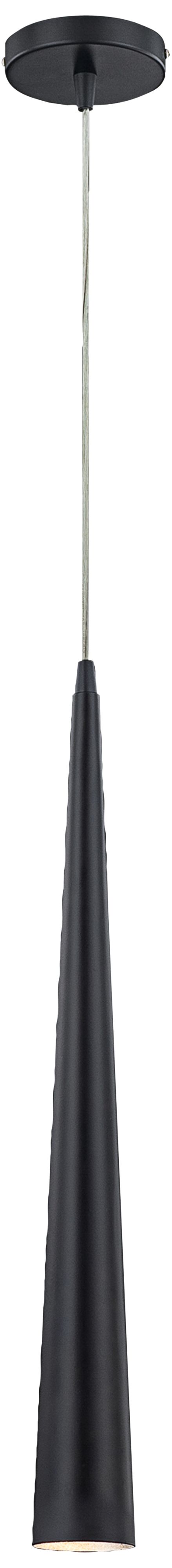 Sliver Medium 24" High Black Pendant Light