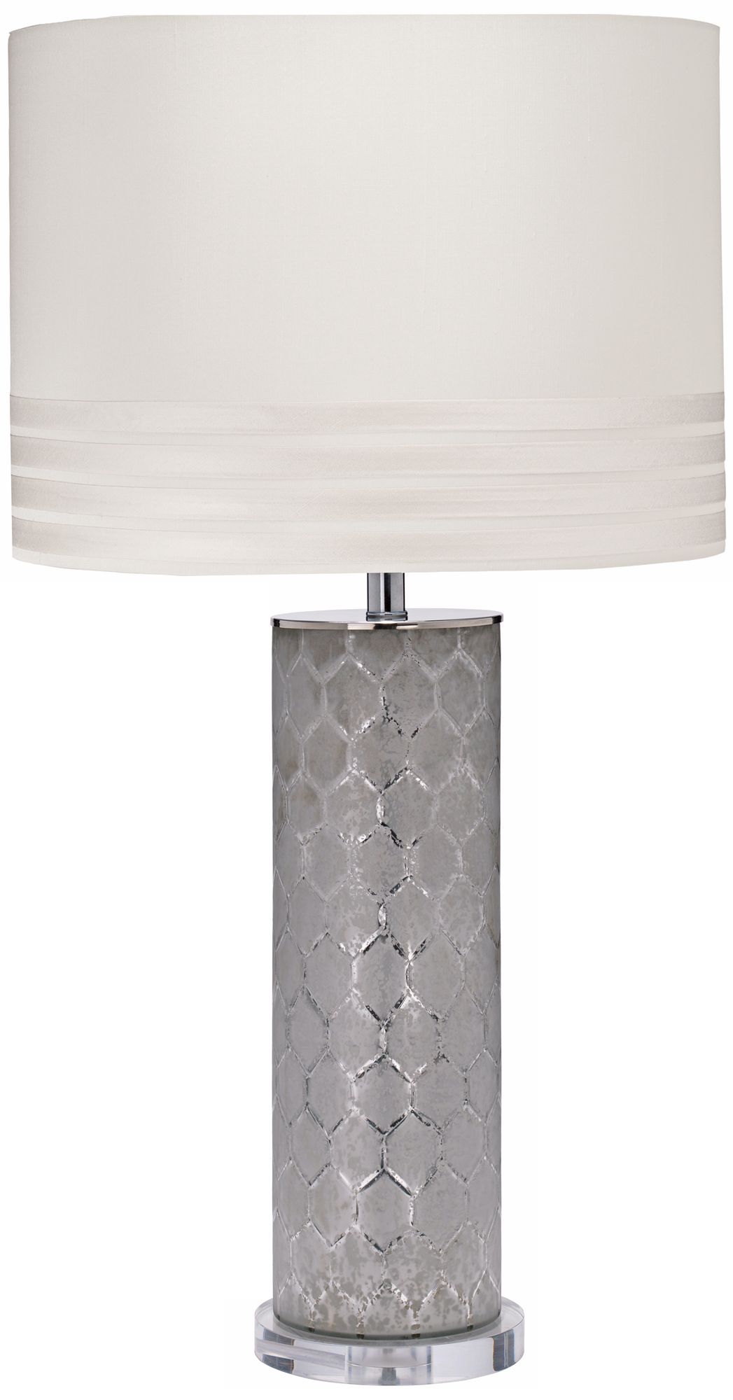 Jamie Young Tall Lattice Glass Table Lamp