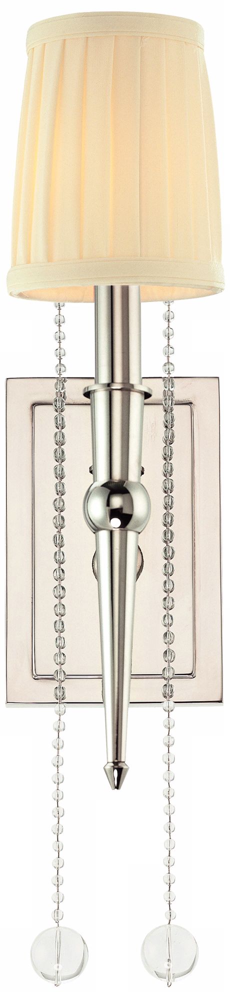 Hudson Valley Laurel Polished Nickel Wall Sconce