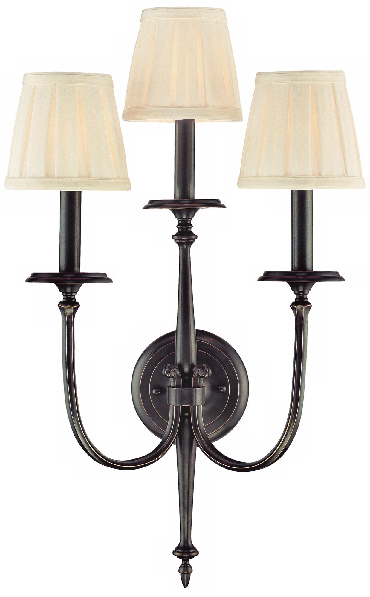 Hudson Valley Jefferson Old Bronze 3-Light Wall Sconce