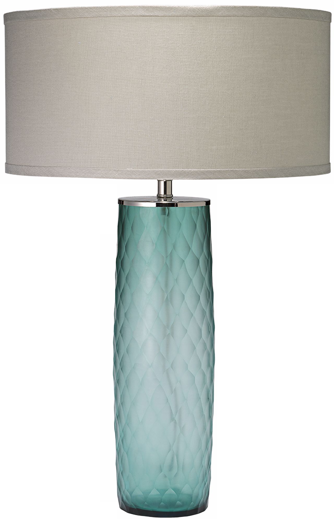 Jamie Young Cloud Sky Blue Glass Table Lamp