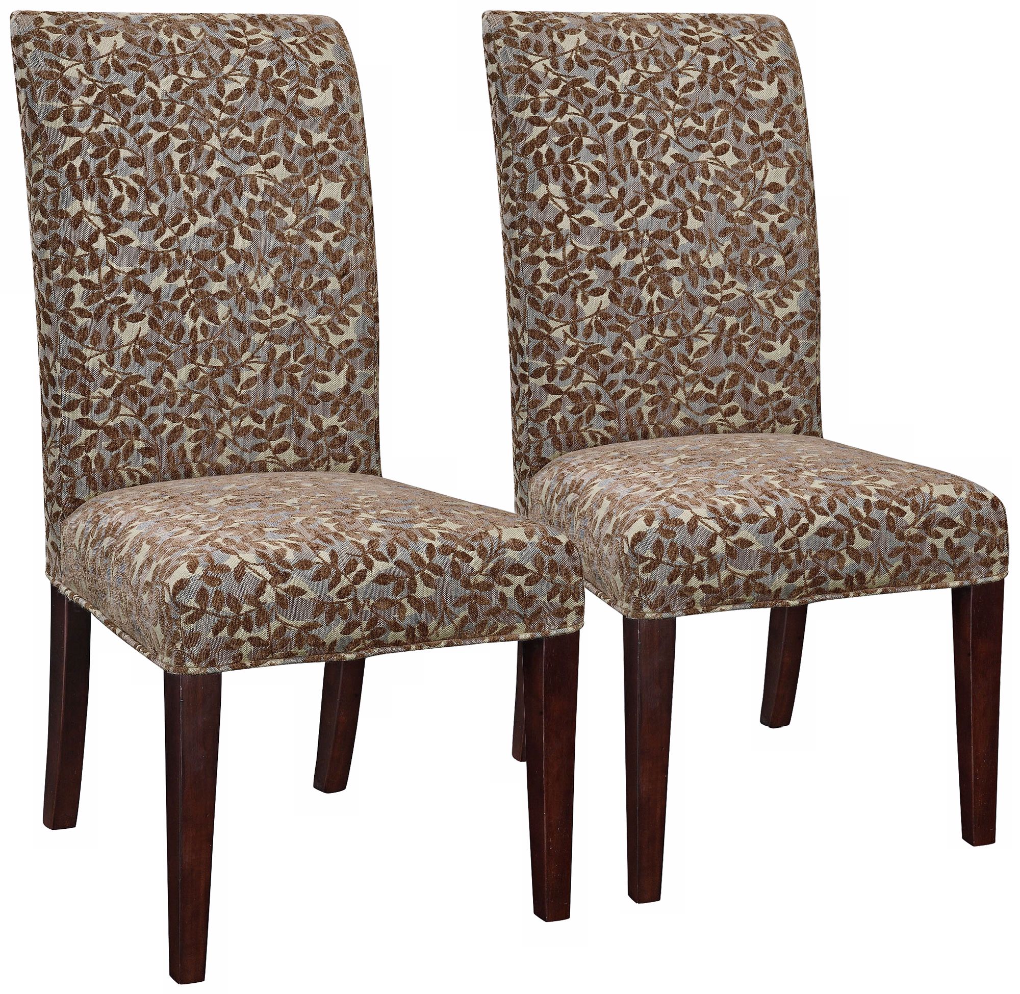 Molly Slipcovered Moore Parsons Armless Dining Chair