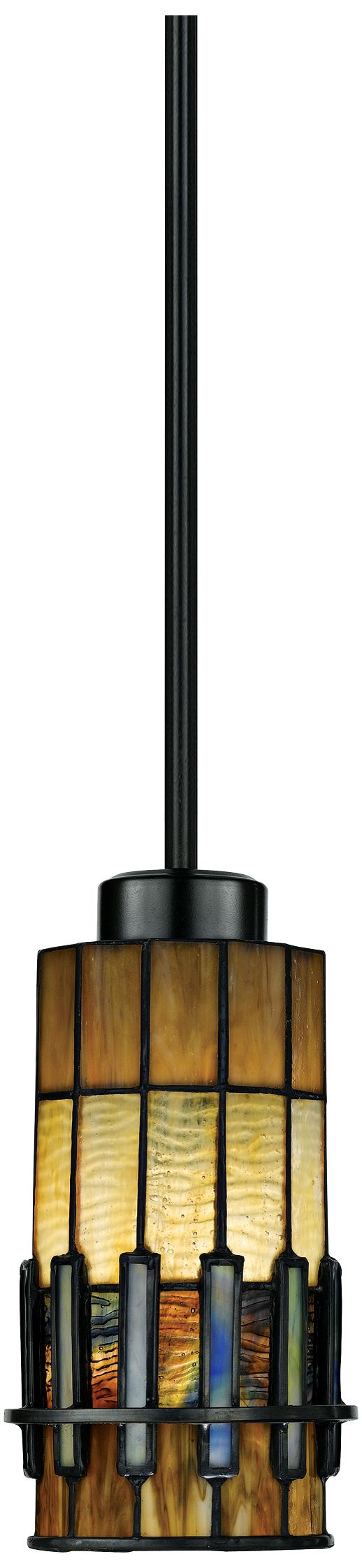 Quoizel Autumn Ridge Art Glass Pendant Light