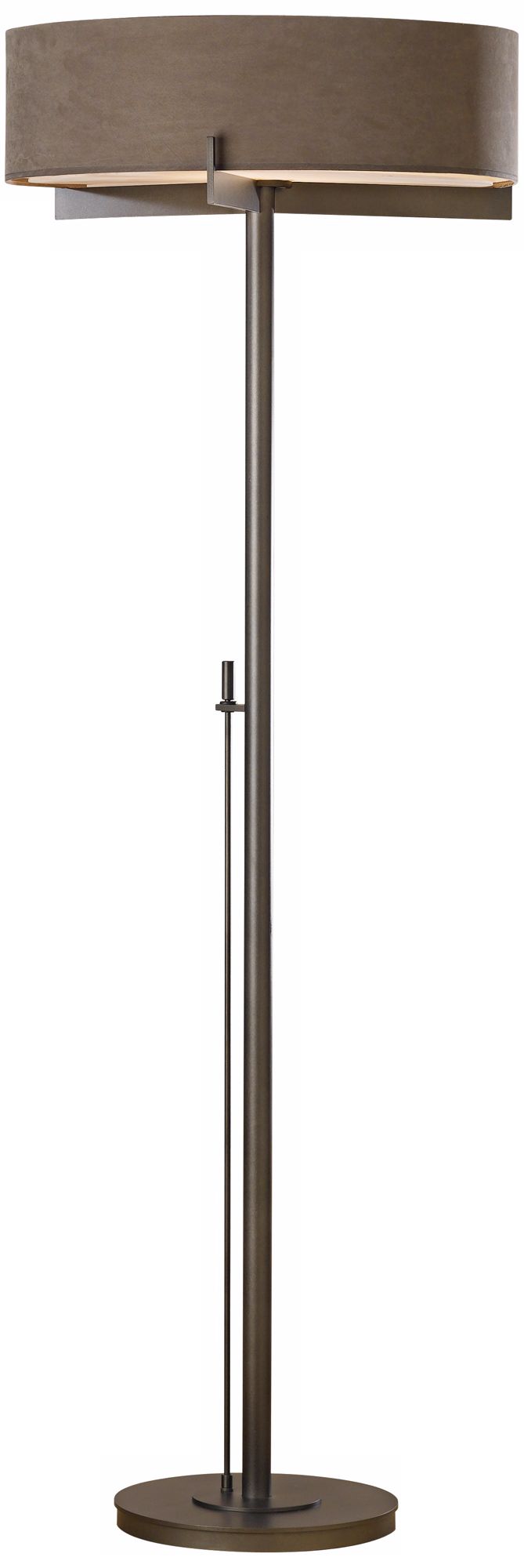 Hubbardton Forge Dark Smoke Finish Axis Floor Lamp