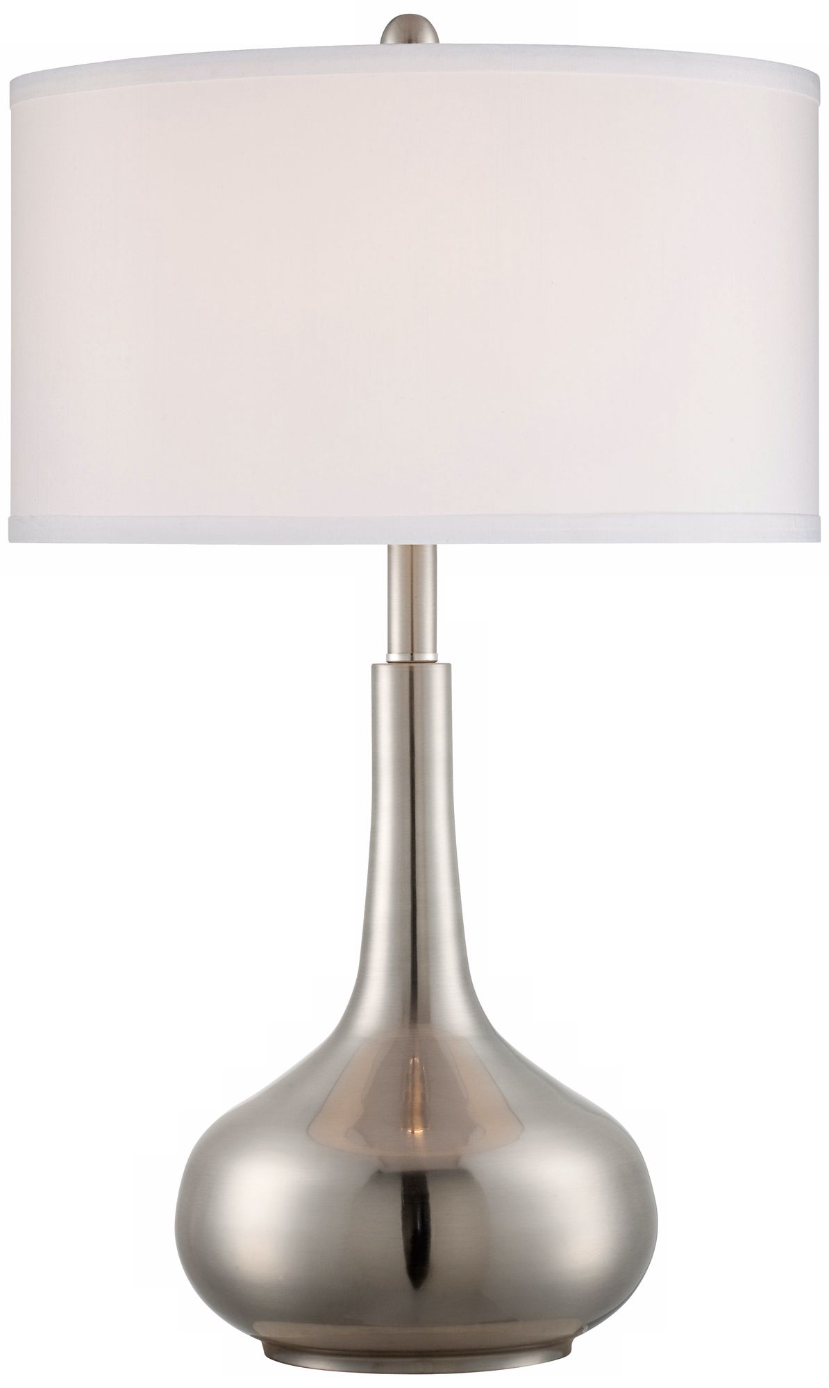 Gourd Brushed Steel Table Lamp