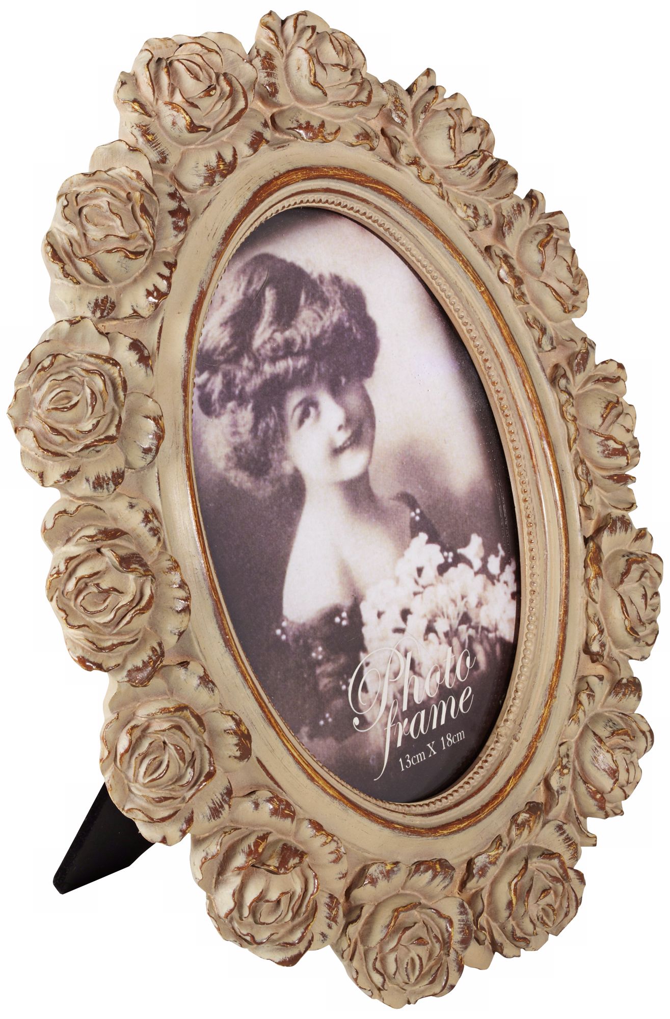 Rosabella Floral Oval 8x10" Picture Frame