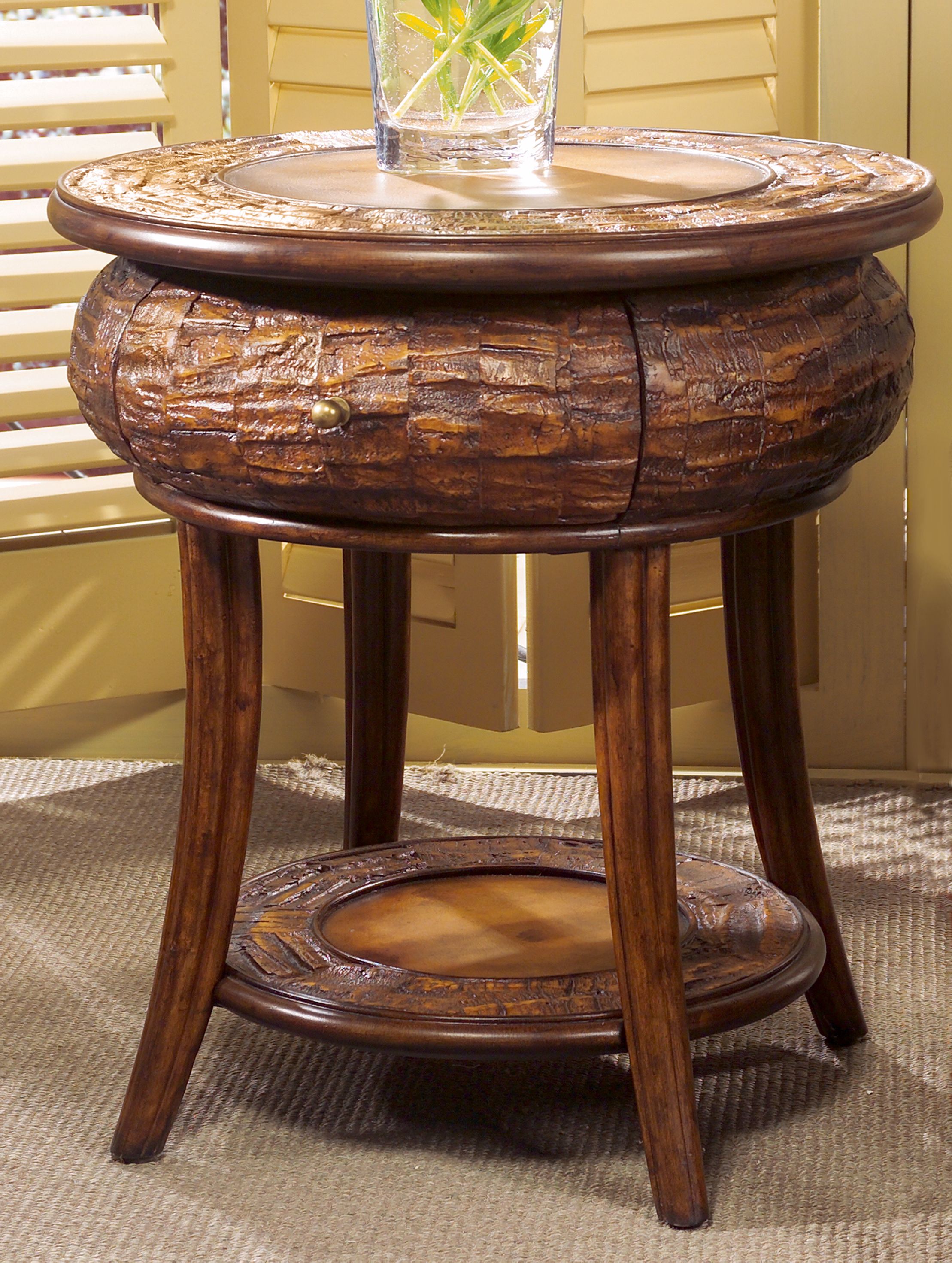Designer's Edge Round End Table