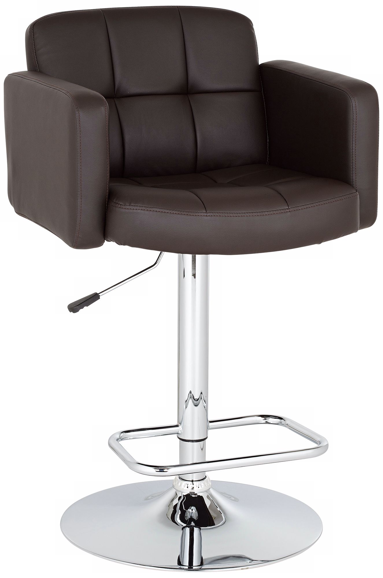 Trek Large Adjustable Height Espresso Bar Stool