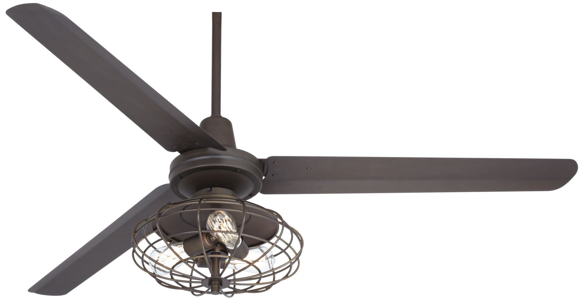 60" Turbina Industrial Oil-Rubbed Bronze Ceiling Fan