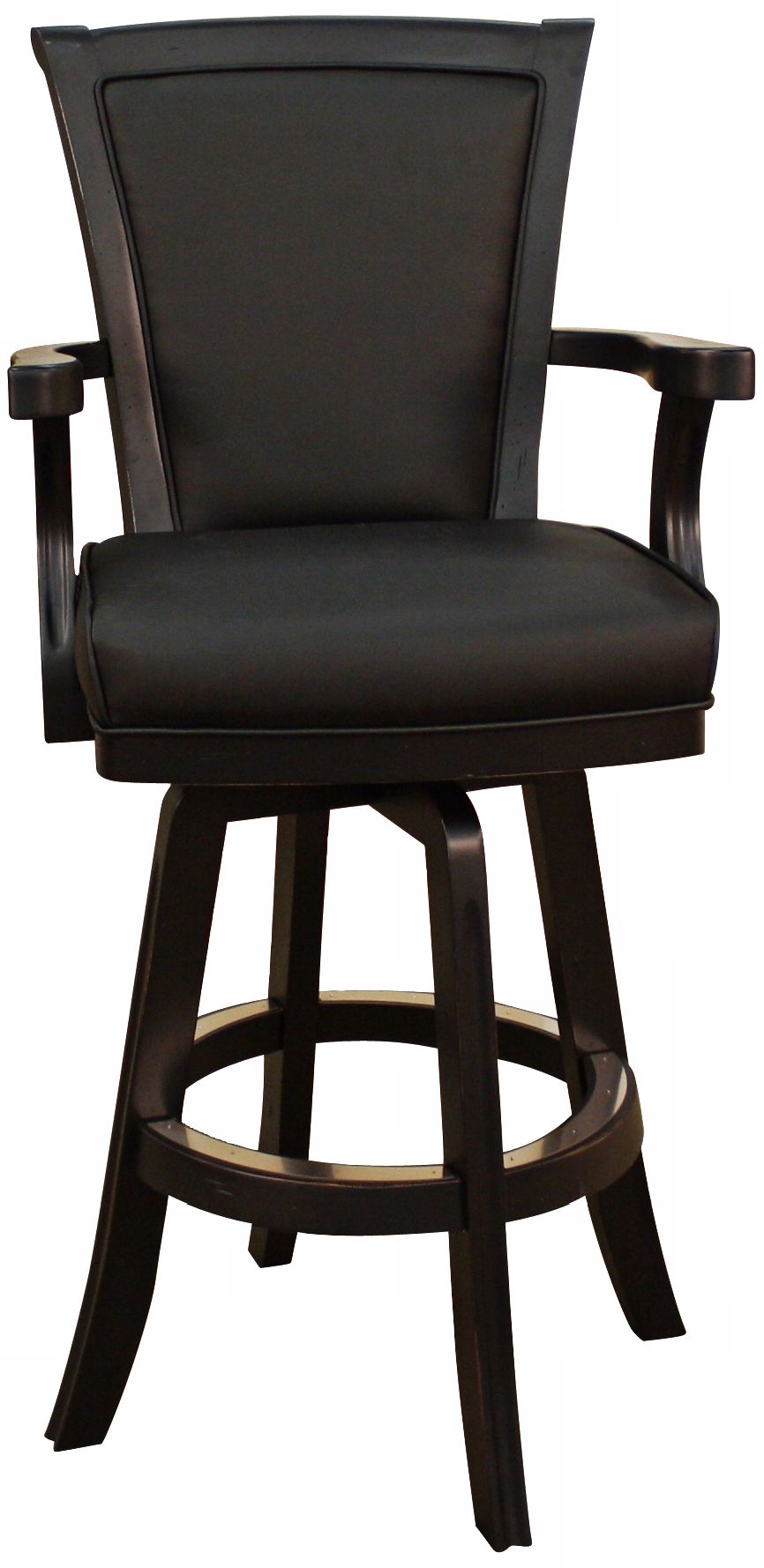 American Heritage Auburn Antique Black 30" High Bar Stool