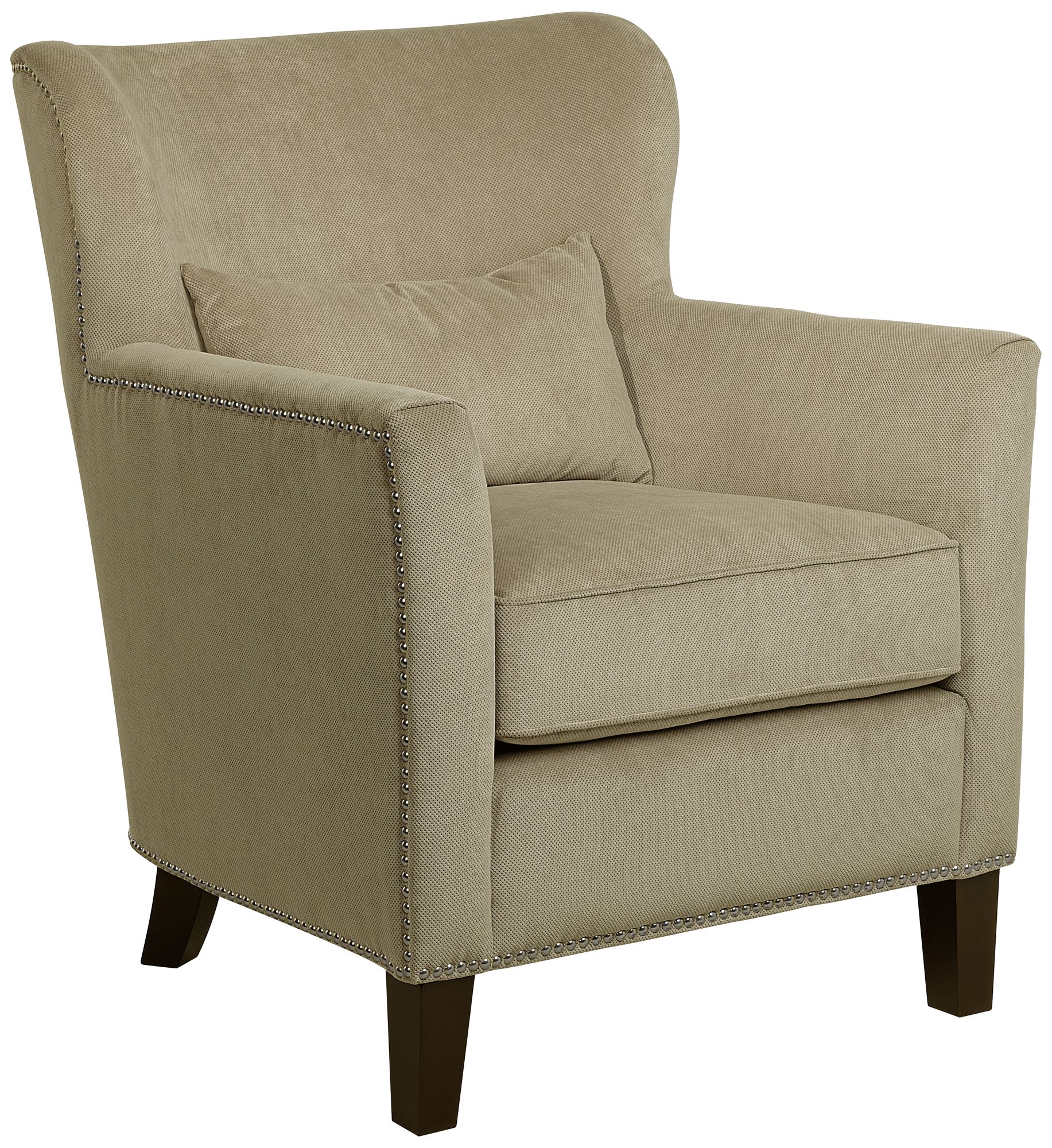 Griffin Taupe Upholstered Armchair