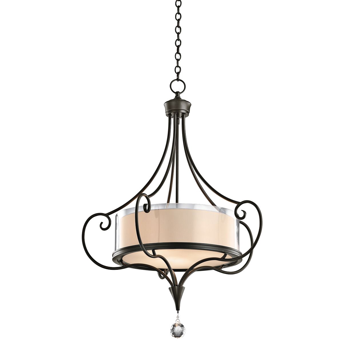 Kichler Lara Bronze 24" Wide Pendant Chandelier