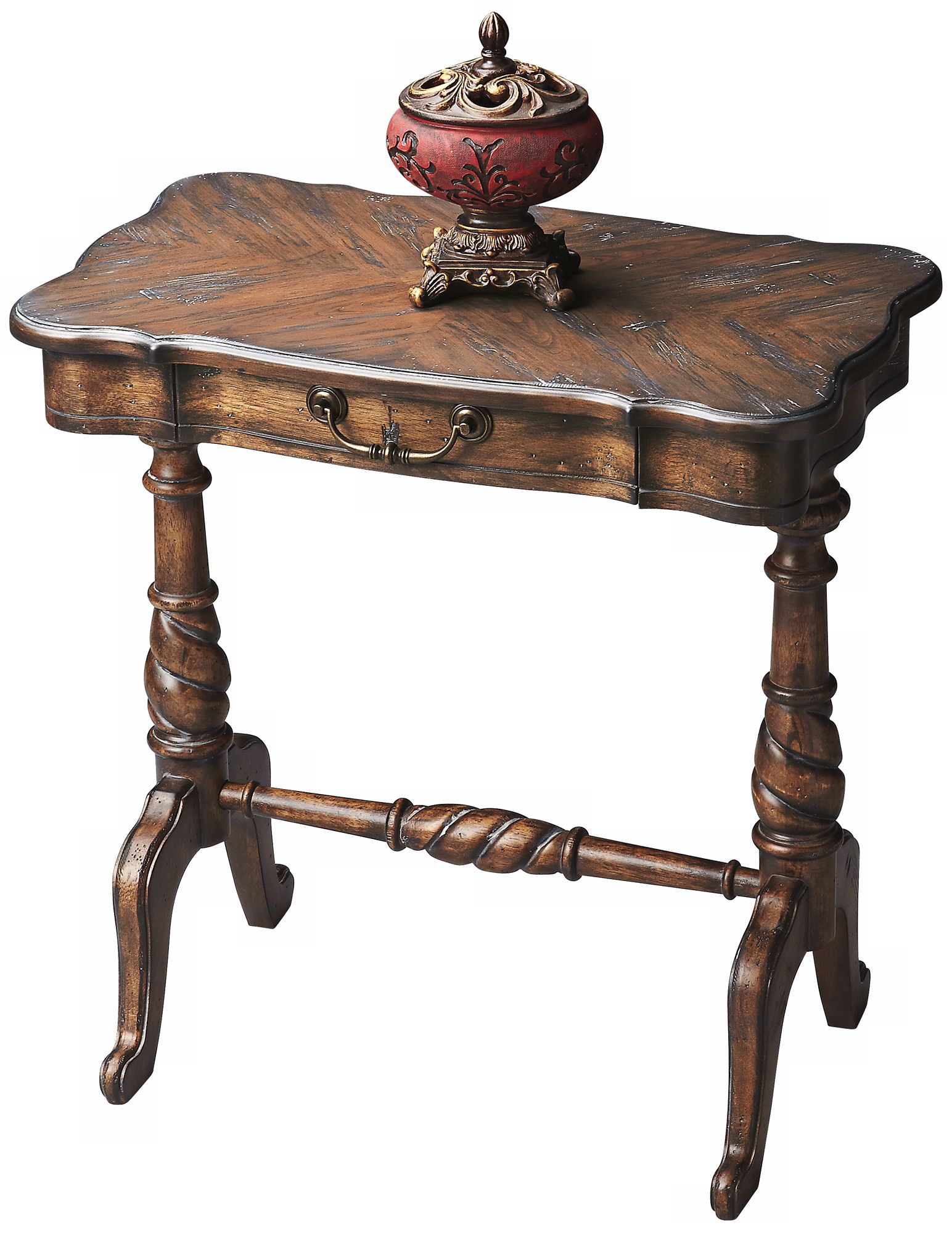 Dusty Trail Rectangular Wood Accent Table