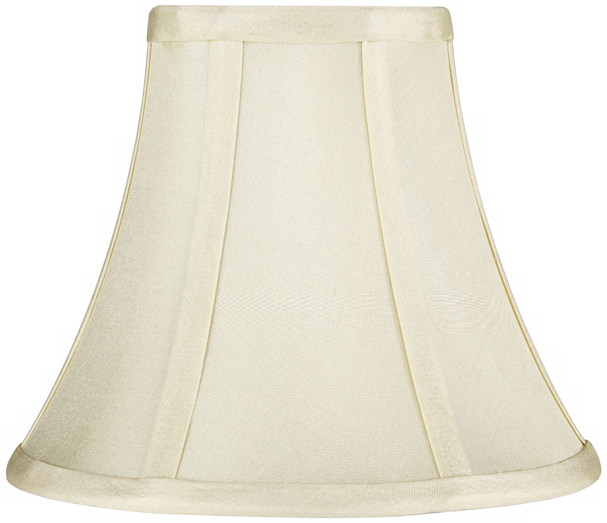 Ivory Faux Silk Shade 3x6x4.75 (Clip-On)