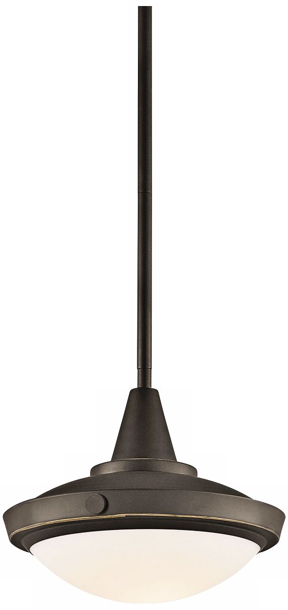 Kichler Fremont Olde Bronze 9" Wide Semi-Flush/Mini Pendant