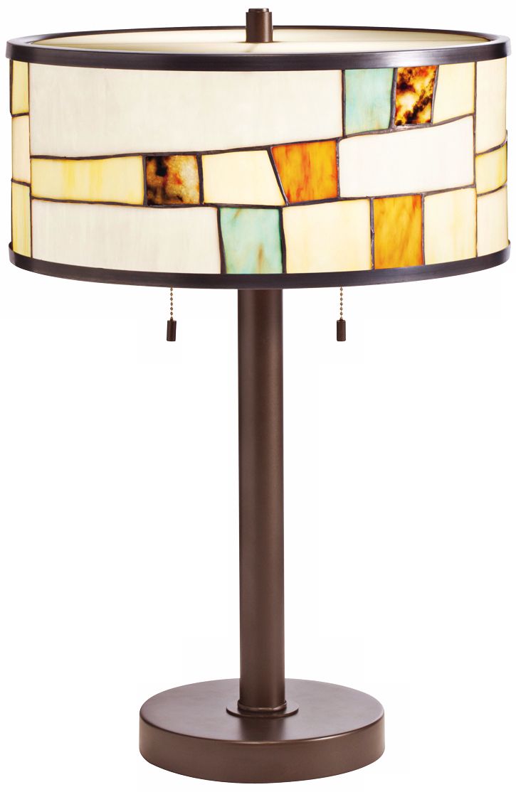 Kichler Mihaela Tiffany Style Shade Bronze Table Lamp