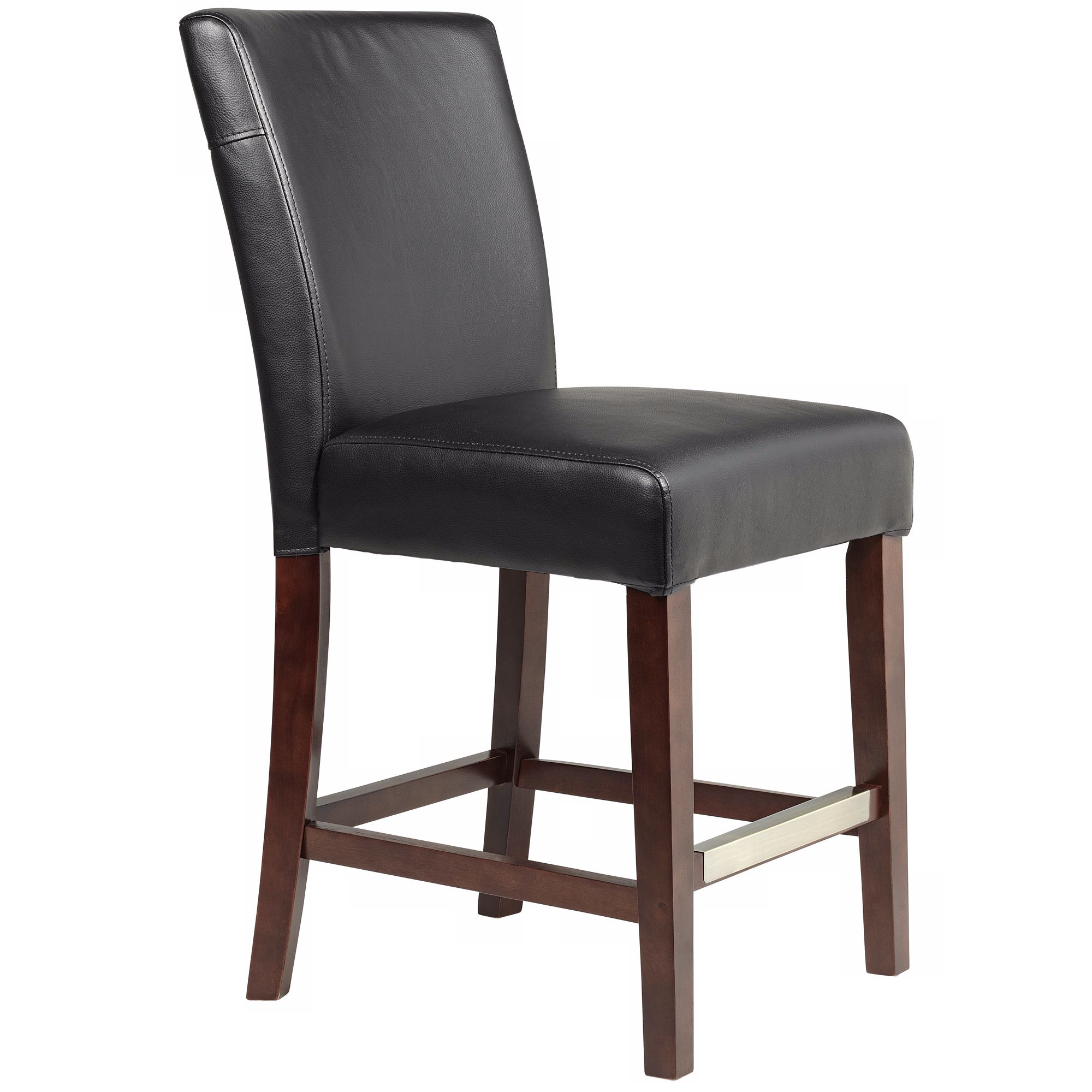 Powell Axelrod Black 24" High Parsons Counter Stool