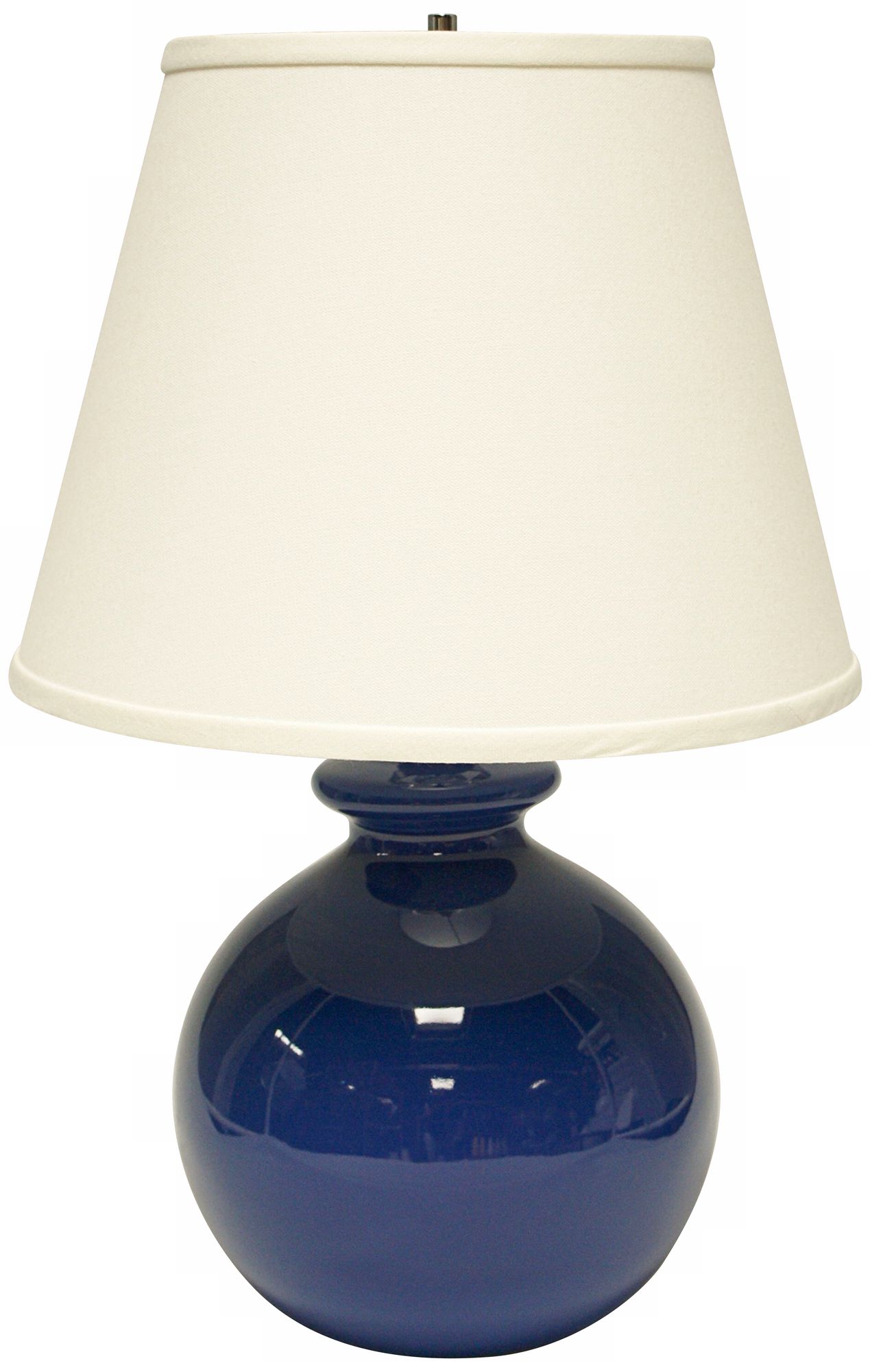 Haeger Potteries Blue Bristol Bottle Ceramic Table Lamp