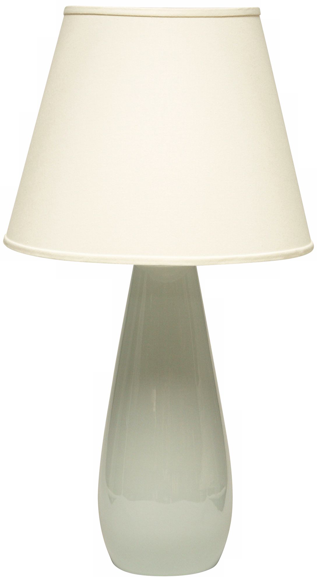 Haeger Potteries Mist Ceramic Tear Drop Table Lamp
