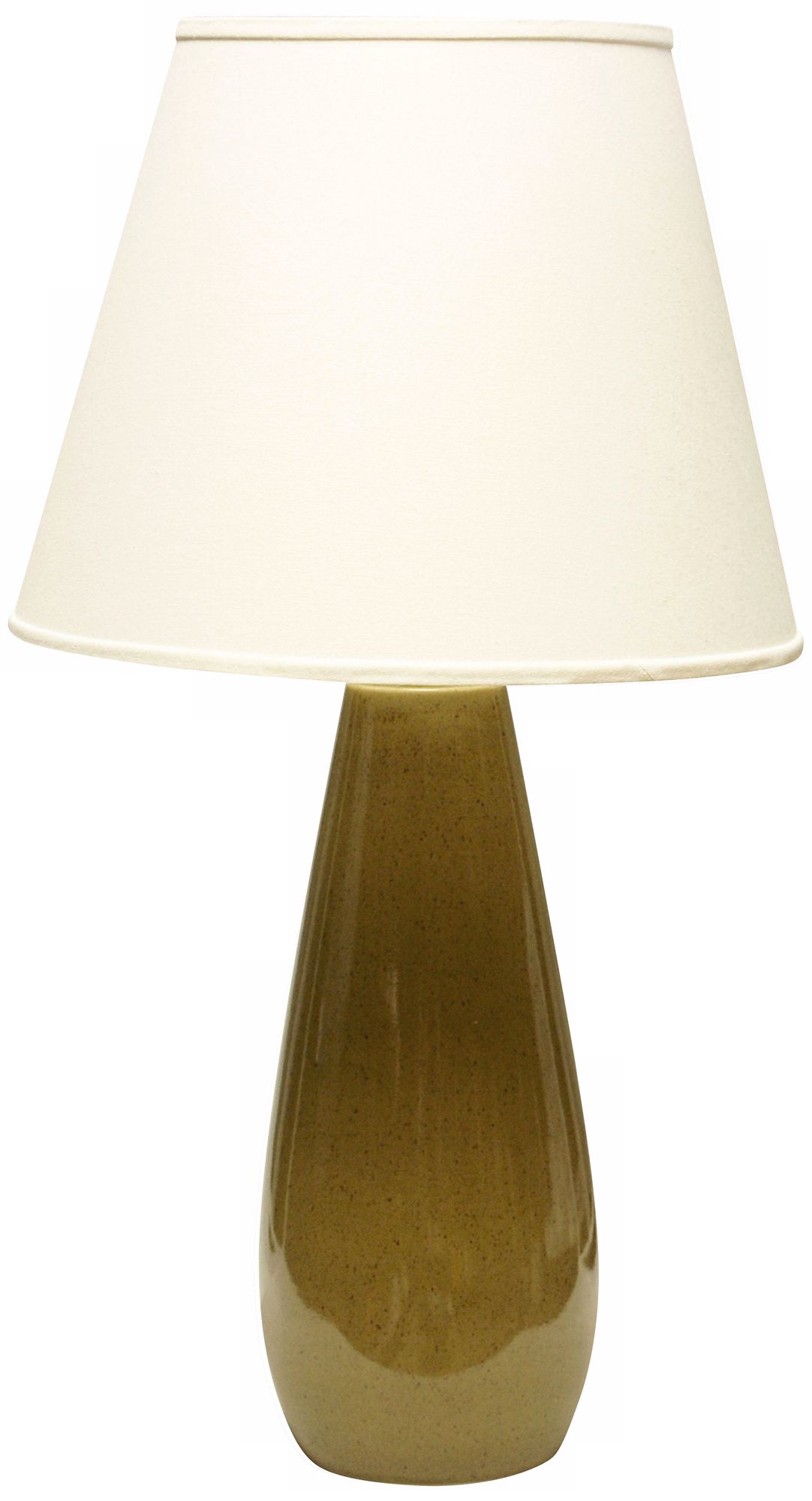 Haeger Potteries Sage Ceramic Tear Drop Table Lamp