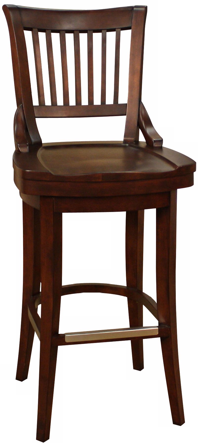 American Heritage Liberty Suede 34" High Swivel Bar Stool
