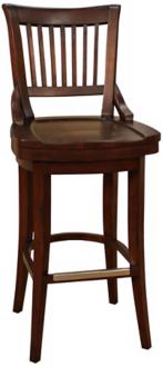 American Heritage Liberty Suede 34 High Swivel Bar Stool U5142