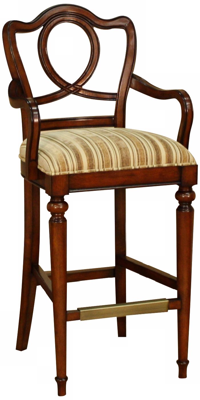 American Heritage Marco Toffee 30" High Swivel Bar Stool