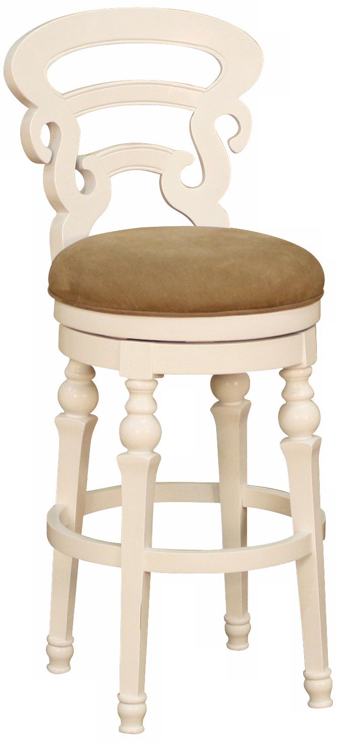 American Heritage Metropolitan White 30" Bar Stool