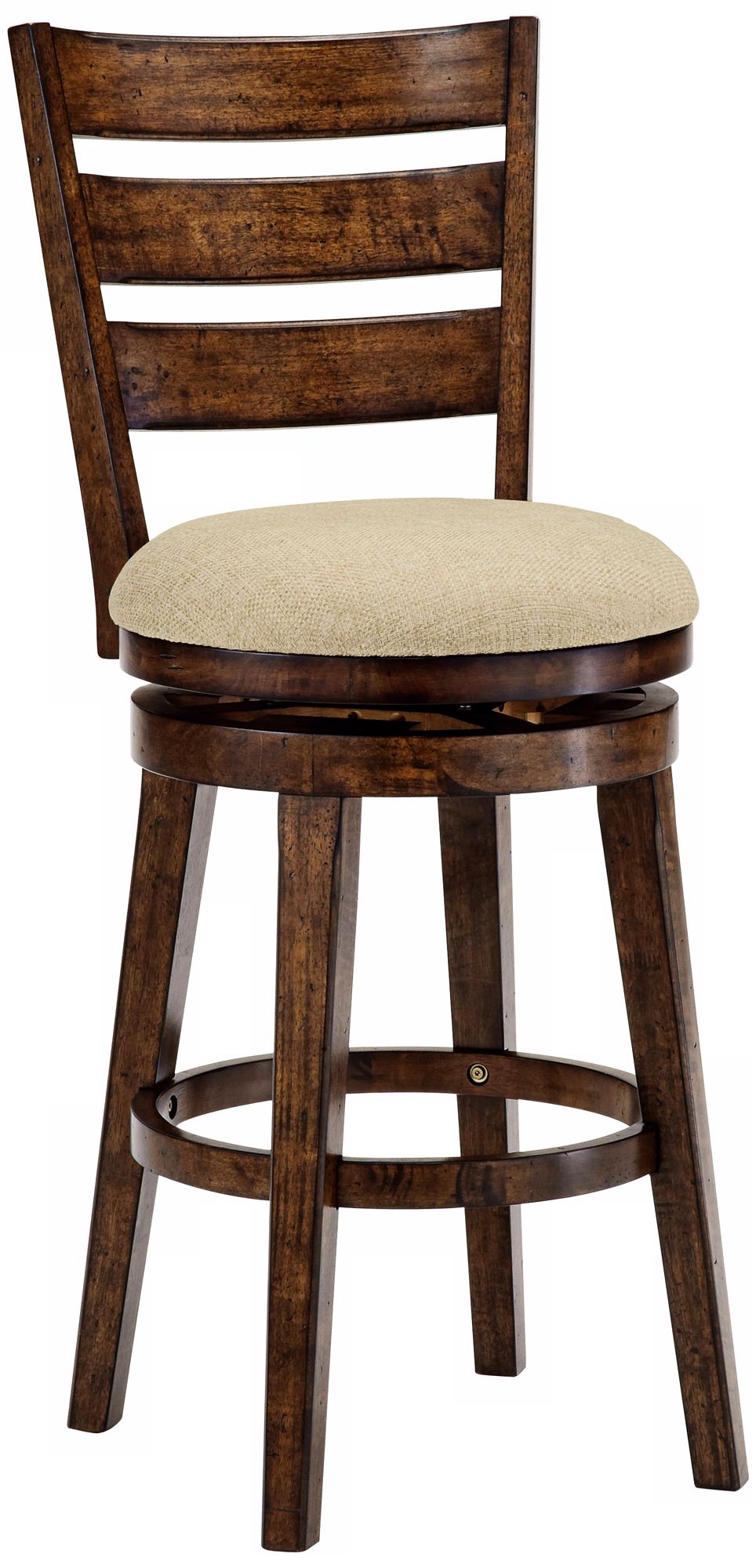Hillsdale Lenox Chestnut Swivel Counter Stool