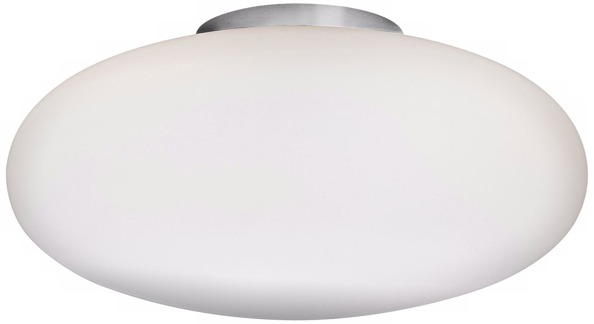 Holtkoetter Satin Nickel 13 1/2" Wide Flush Ceiling Light