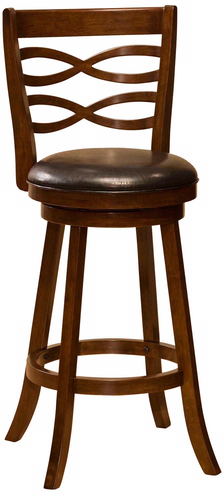 Hillsdale Elkhorn Cherry Swivel 26" High Counter Stool