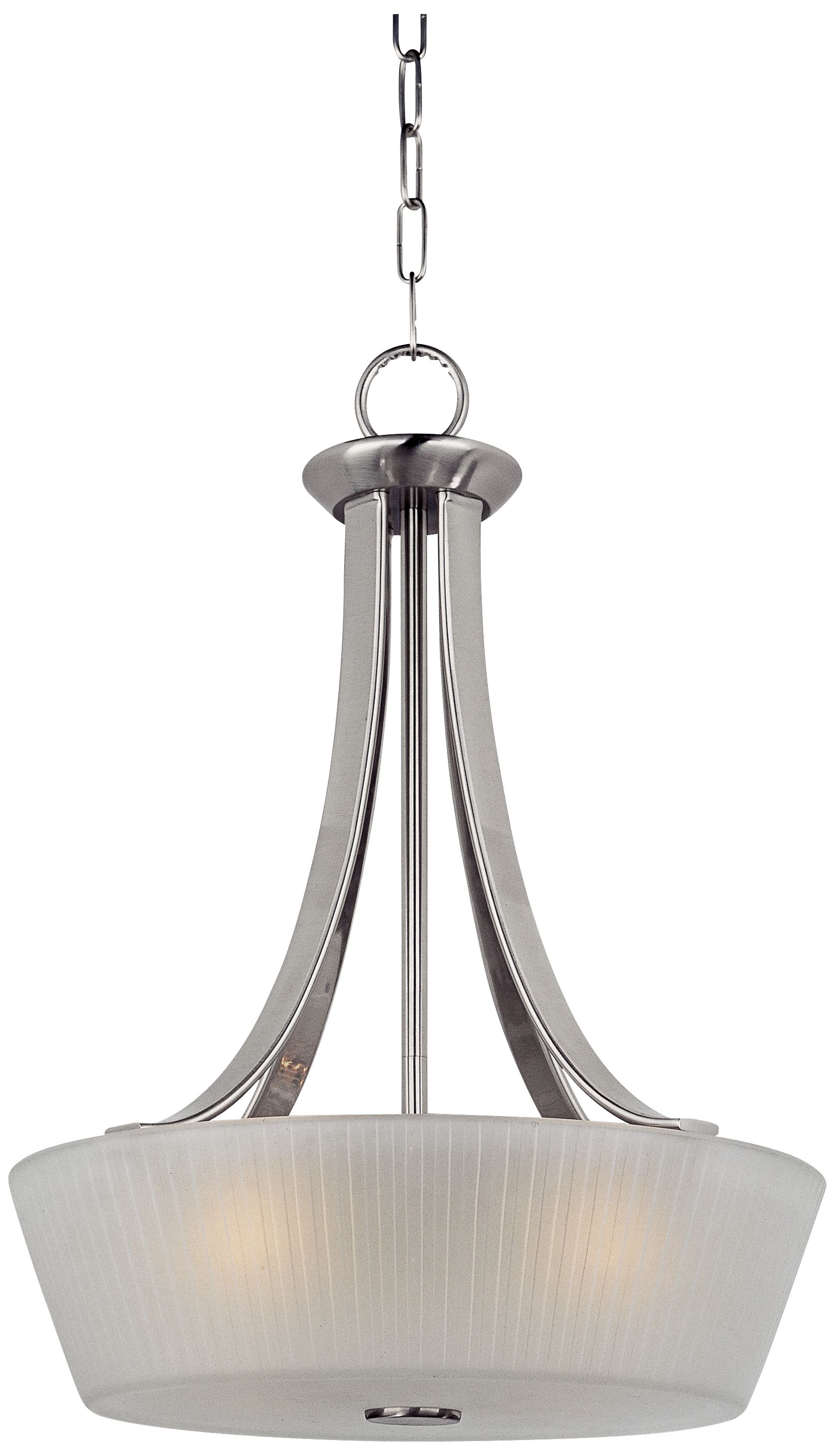 Maxim Finesse Satin Nickel 18" Wide Pendant Light
