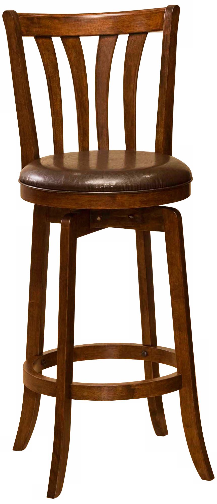 Hillsdale Savana Cherry Swivel 30" High Bar Stool