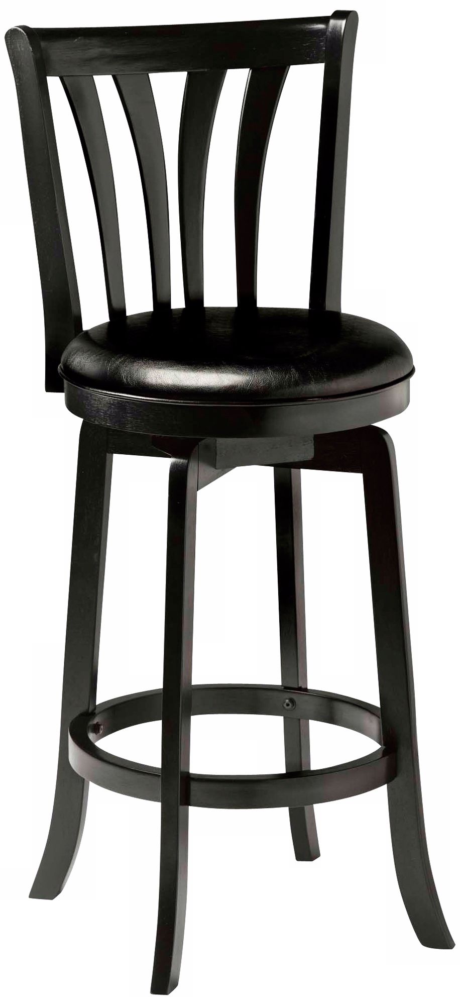 Hillsdale Savana Black Swivel 26" High Counter Stool