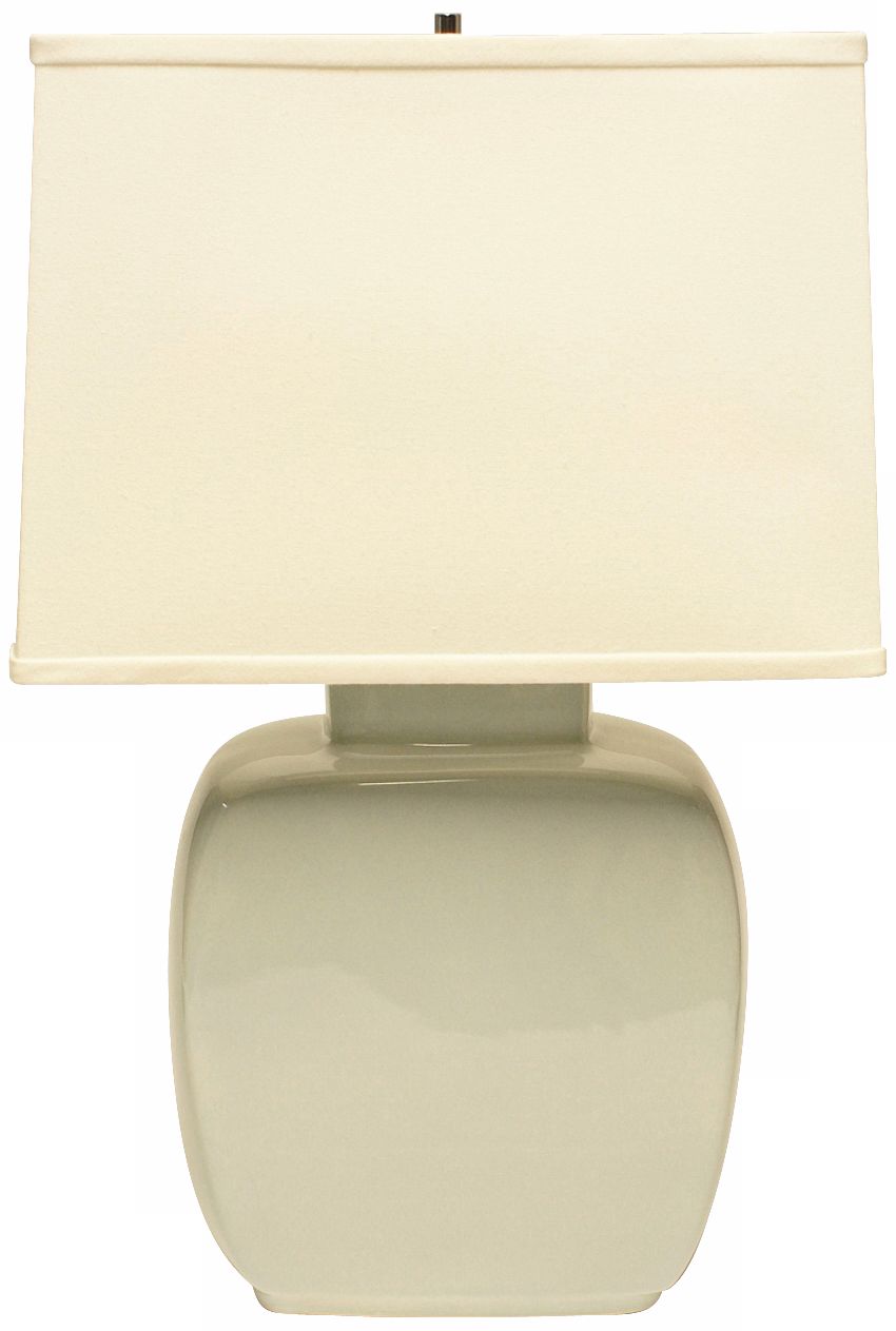 Haeger Potteries Mist Square Ceramic Table Lamp