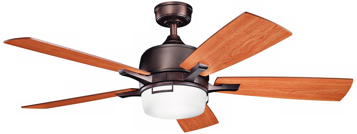 52" Kichler Leeds Oiled Bronze ENERGY STAR® Ceiling Fan